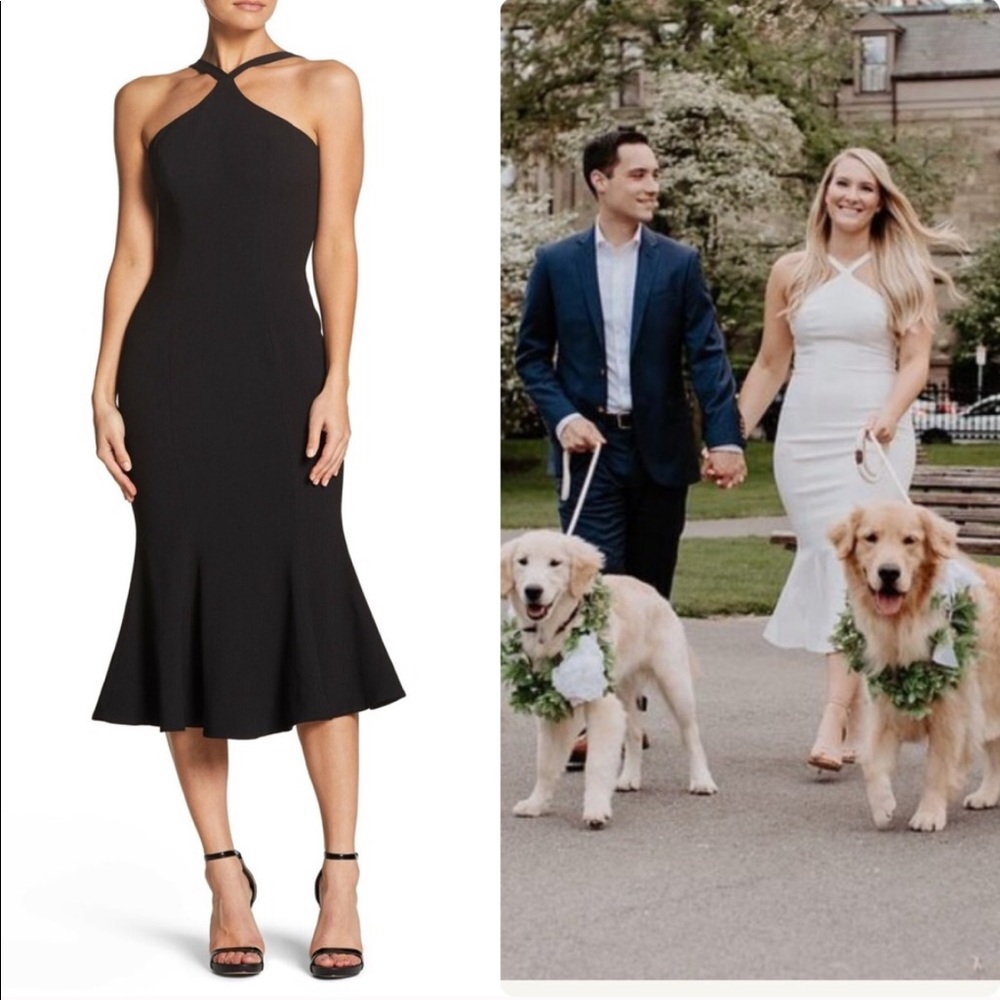 Dress the population Tessa crepe mermaid dress